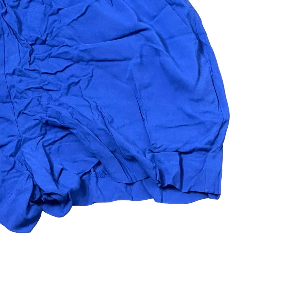 APT.9 Mid-Rise Solid Blue‎ Pull On Casual Shorts Flat Front Women Large NWT - Picture 4 of 9